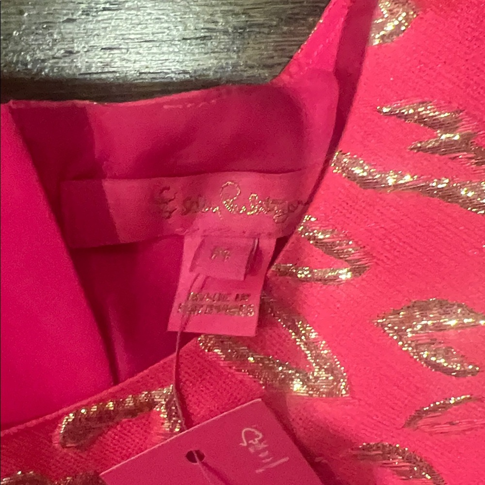 NWT Lilly Pulitzer Pratt brocade top medium - Picture 3 of 4